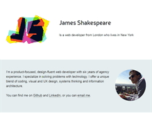 Tablet Screenshot of jshakespeare.com